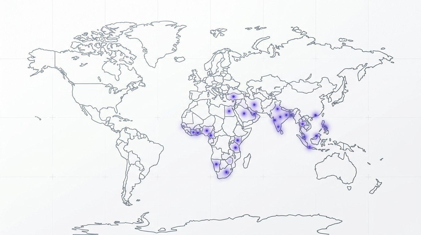PSR Metals Global Business Presence Map