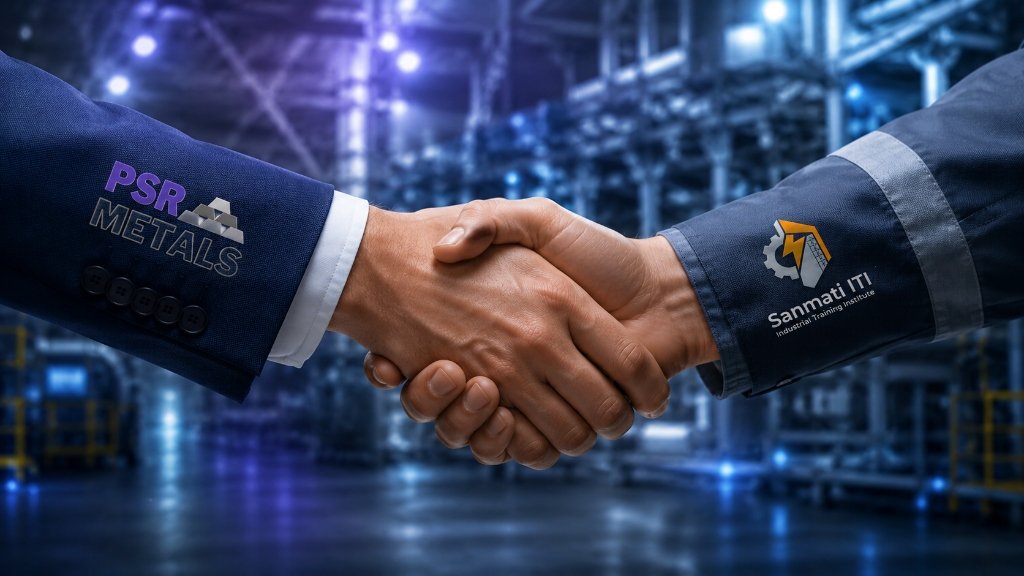 PSR Metals and Sanmati ITI Strategic Alliance Handshake