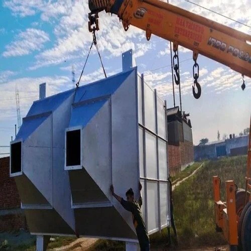 On-Site Mechanical Crane Erection